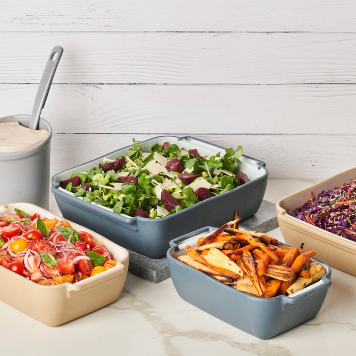 Marl Melamine 1/4 Size Crock 265x162x80mm