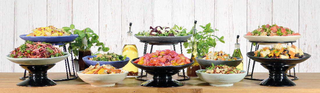 Mineral Melamine Crackle Dish 240x240x50mm 1.3L