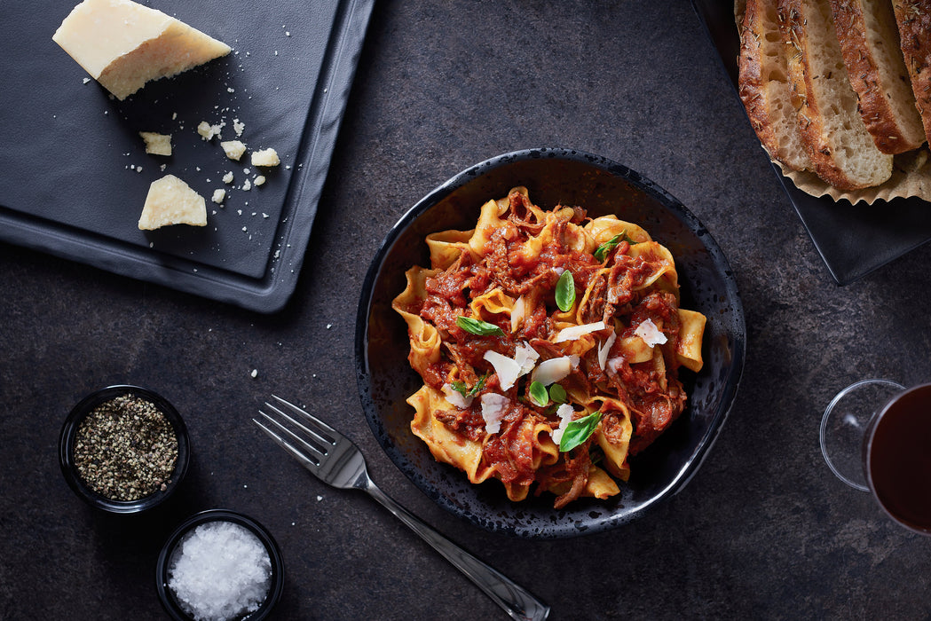 Mineral Melamine Crackle Plate 205x43mm