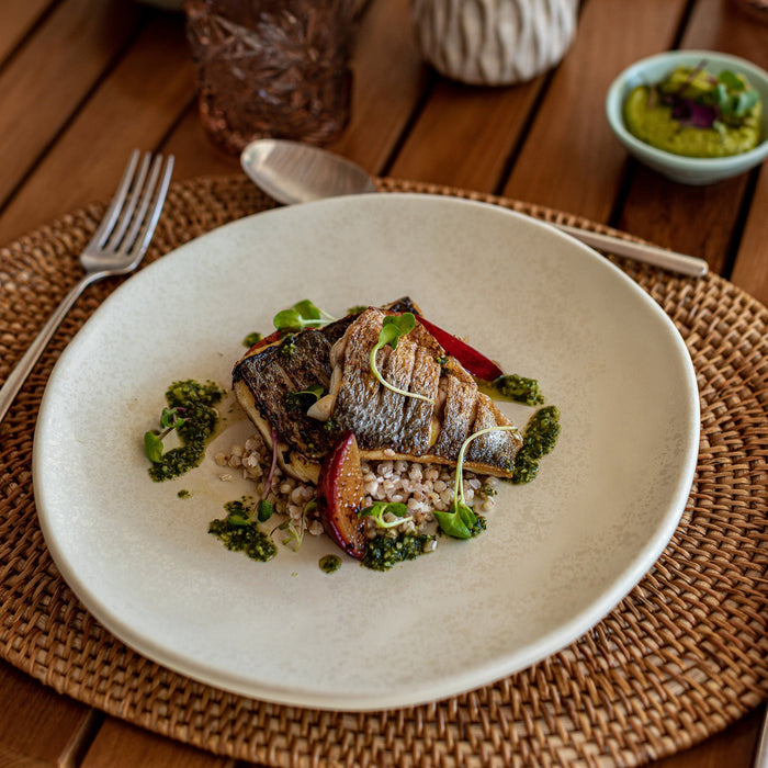 Mineral Melamine Crackle Plate 254mm x 30mm