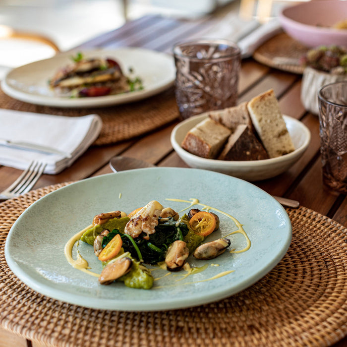 Mineral Melamine Crackle Plate 254mm x 30mm