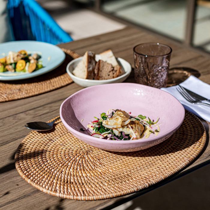 Mineral Melamine Crackle Dish 240x240x50mm 1.3L