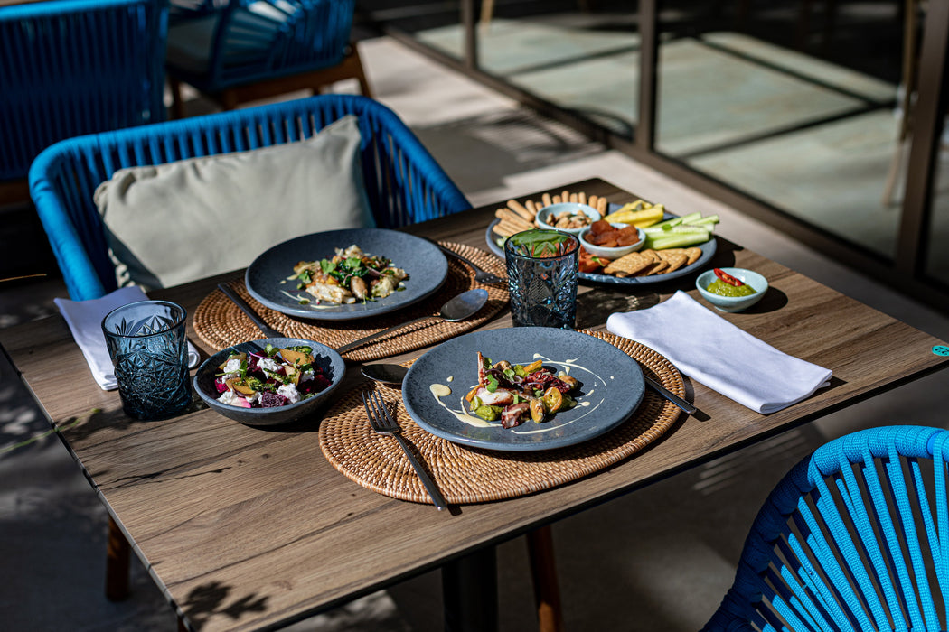 Mineral Melamine Crackle Plate 254mm x 30mm