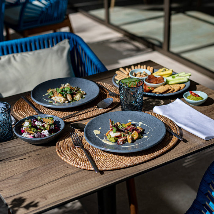 Mineral Melamine Crackle Plate 254mm x 30mm