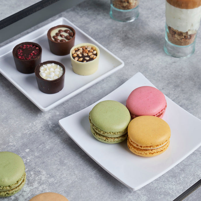 Melamine Appetite Concave Dish 105x105x15mm