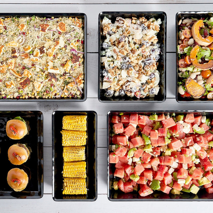 Mino Black Melamine Deep Crock