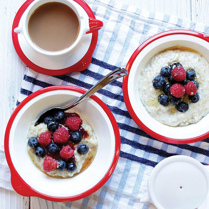 Omni White Small Deep Plate Rim180x170x35mm