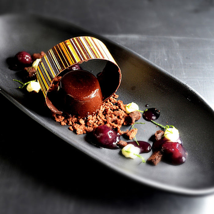 Pigment Noir Melamine Oval Dish