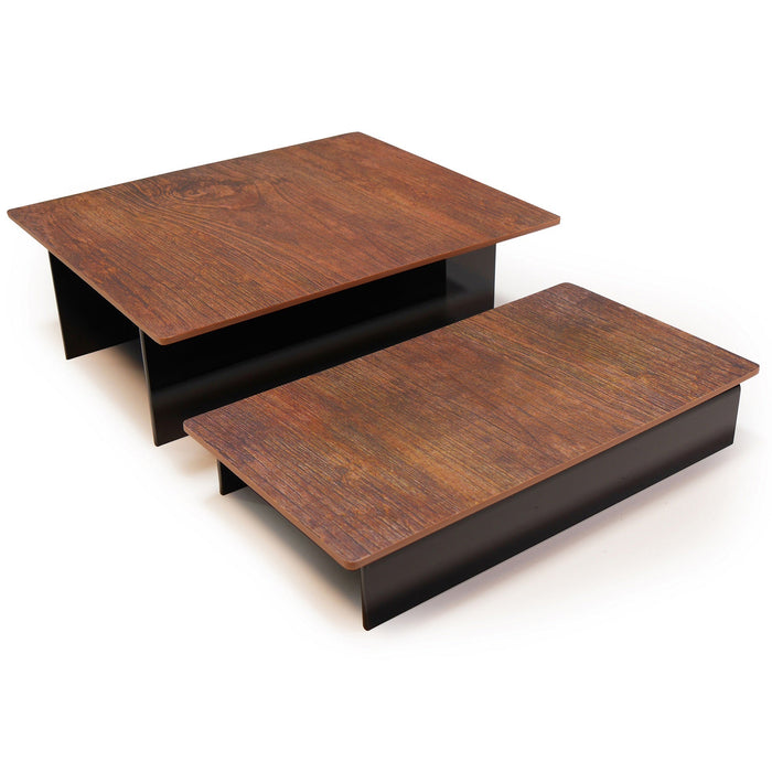 Melamine Risers Black Melamine Standard Riser 300x250x50mm — Dalebrook