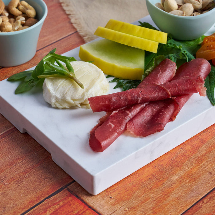 White Carrara Melamine Platter