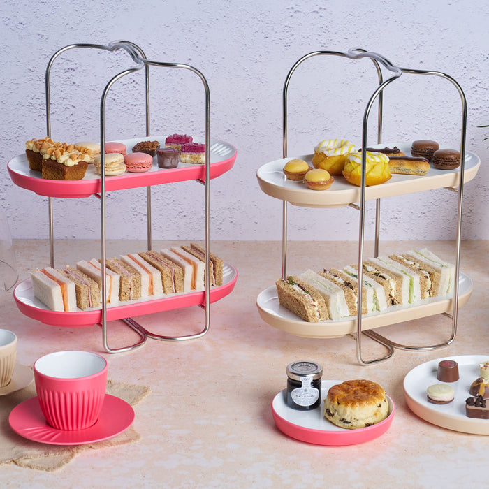 Talon Cherry Melamine Pill Plate 329x117x28mm