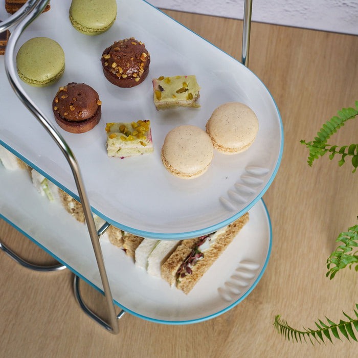 Talon Cherry Melamine Pill Plate 329x117x28mm