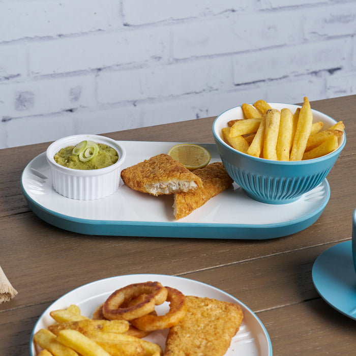 Talon Cherry Melamine Pill Plate 329x117x28mm