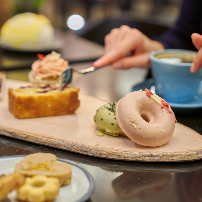 Oval Wood Bark Platter