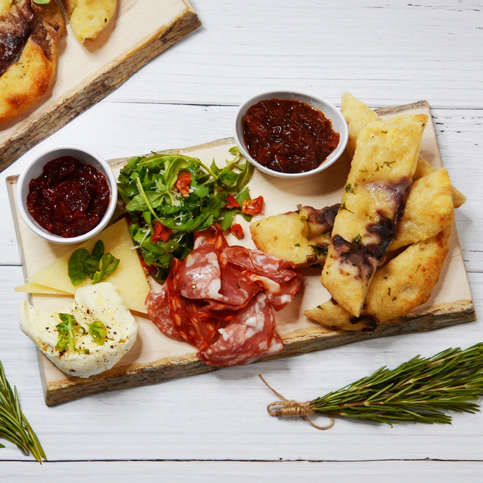 Wood Bark Melamine Platter