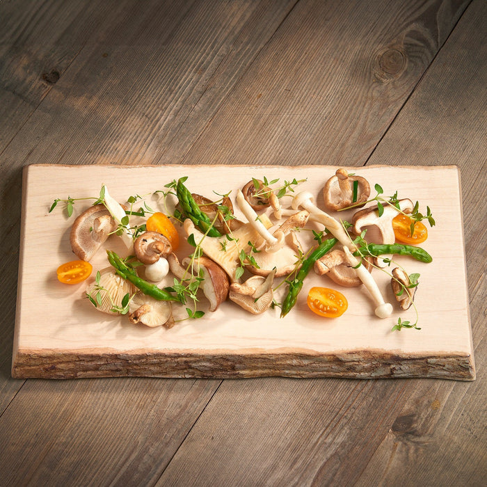 Wood Bark Melamine Platter