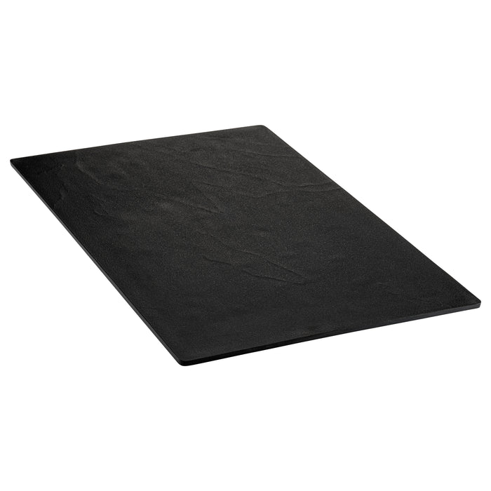 Black Slate Effect Melamine Tray w/sf 285x430x10mm