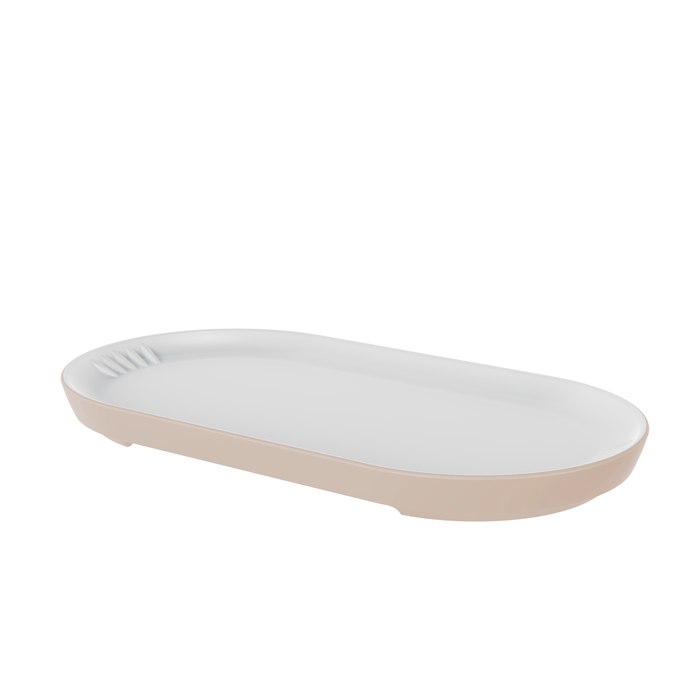 Talon Cherry Melamine Pill Plate 329x117x28mm